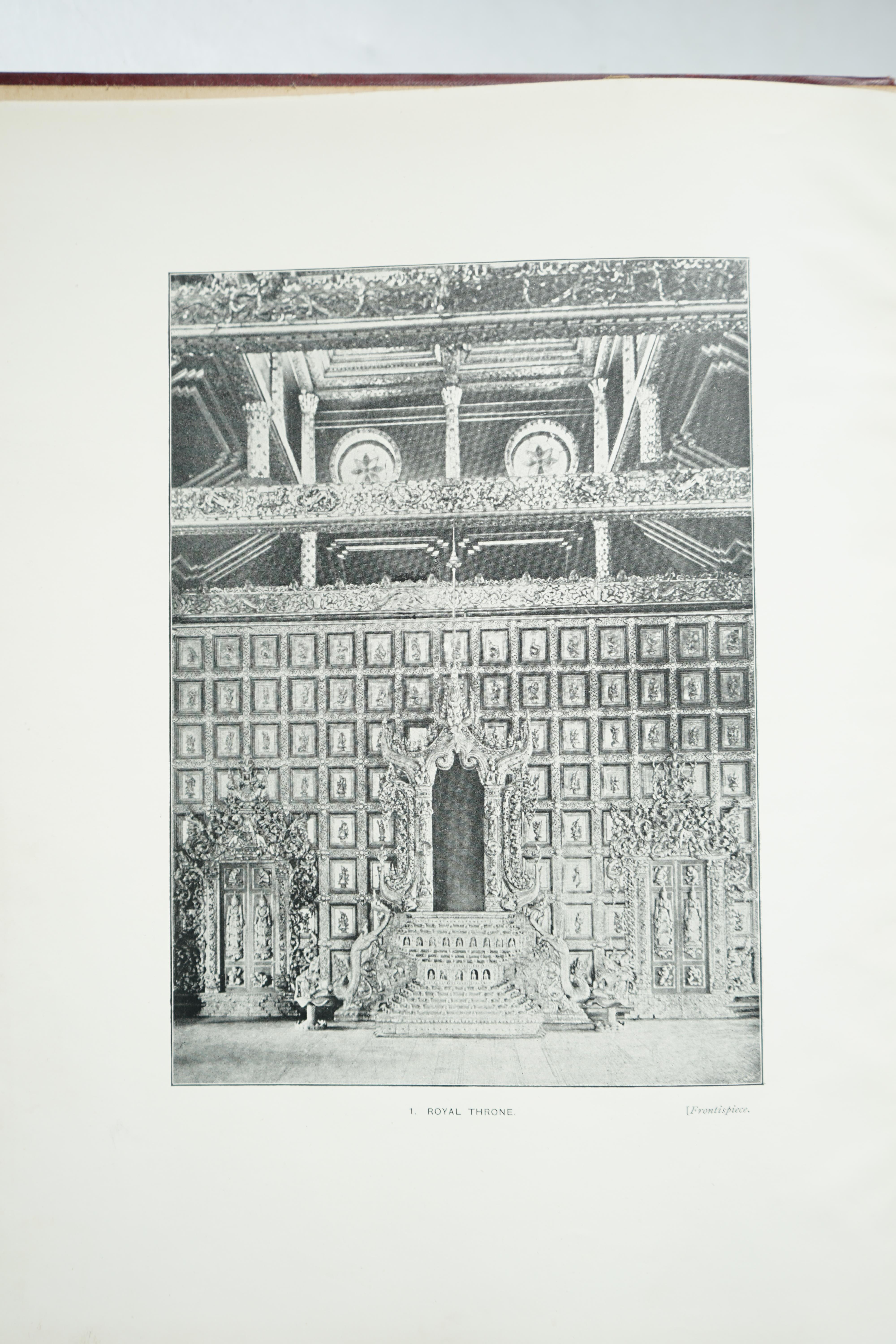 O’Connor. V.C.Scott - The Charm of Kashmir, 16 tipped-in colour plates, 24 plates after photographs, 4to, publisher's cream buckram gilt, lightly soiled, Longmans, Green and Co., London, 1920; Ibid - Mandalay and other C